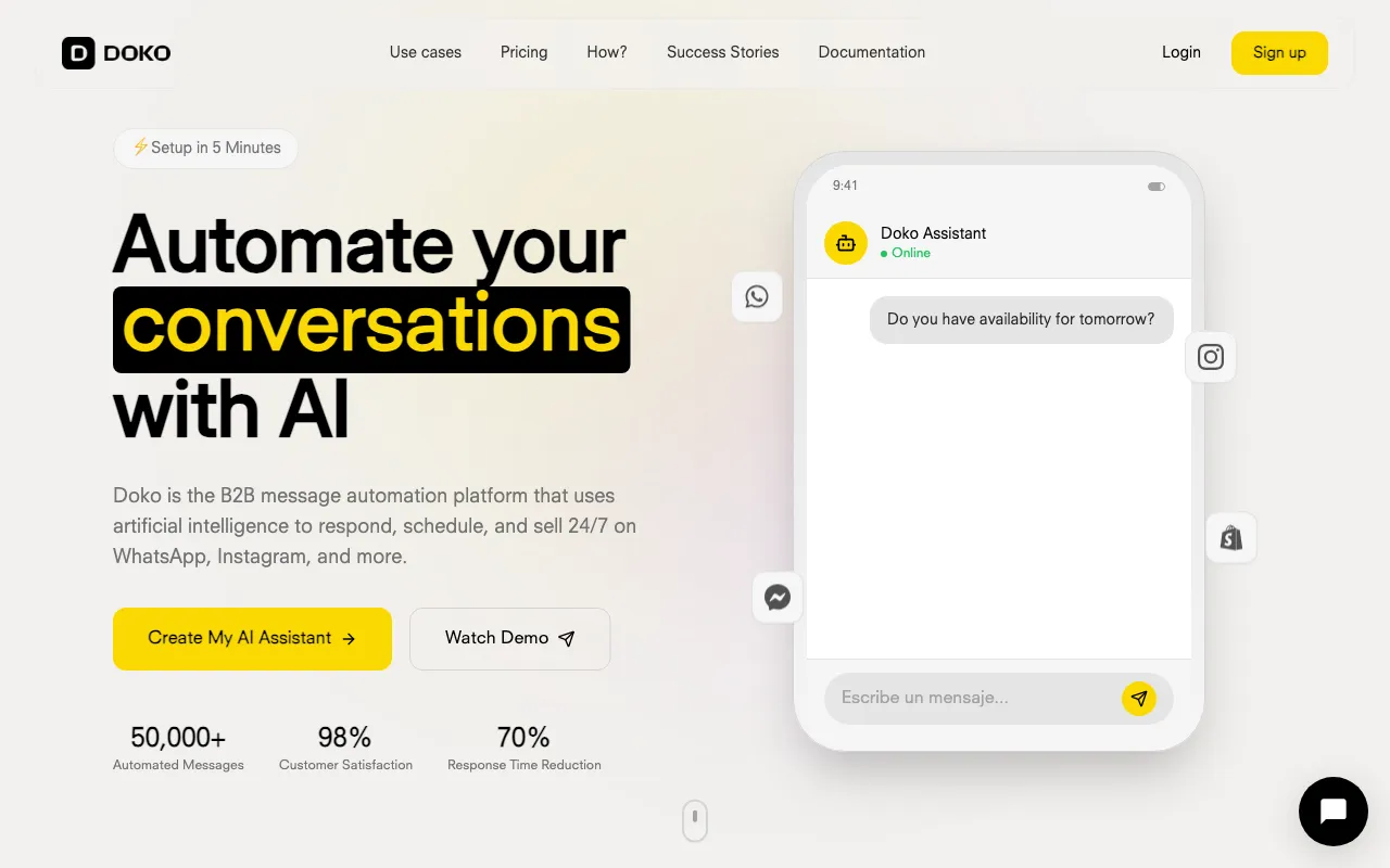 Doko AI — pricing page