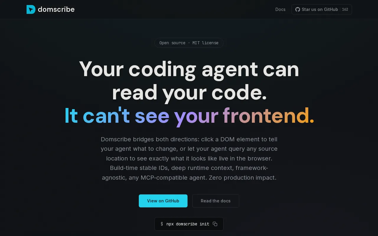 Domscribe — preview screenshot