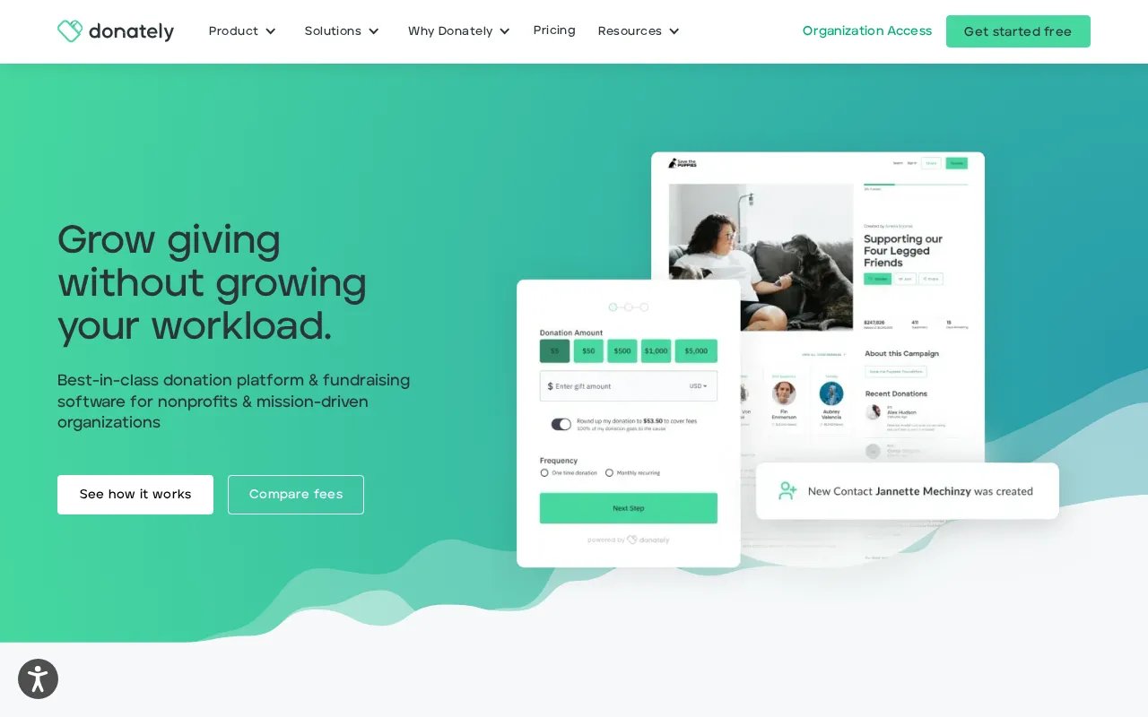 Donately — preview screenshot