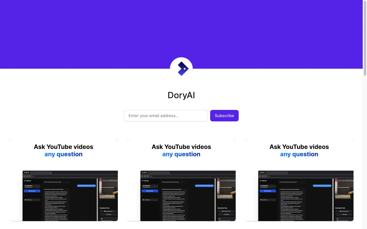 DoryAI — preview screenshot