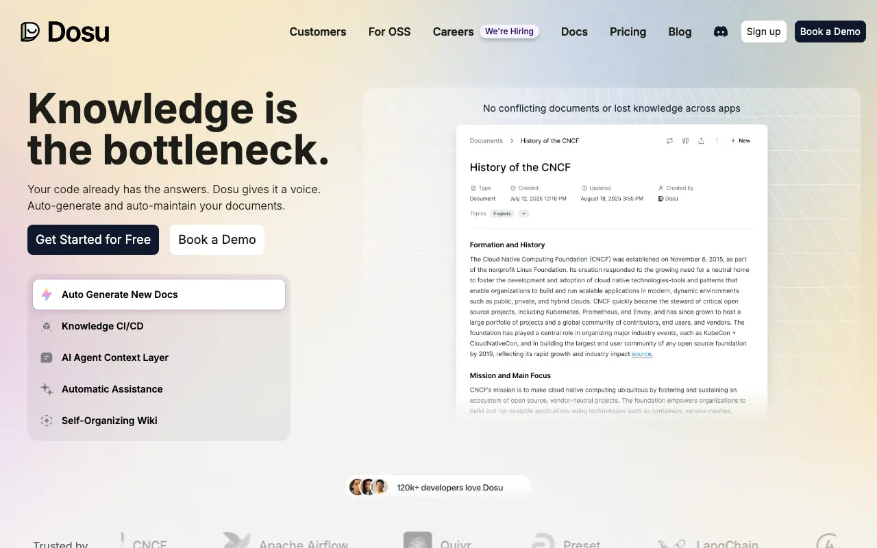 Dosu — preview screenshot