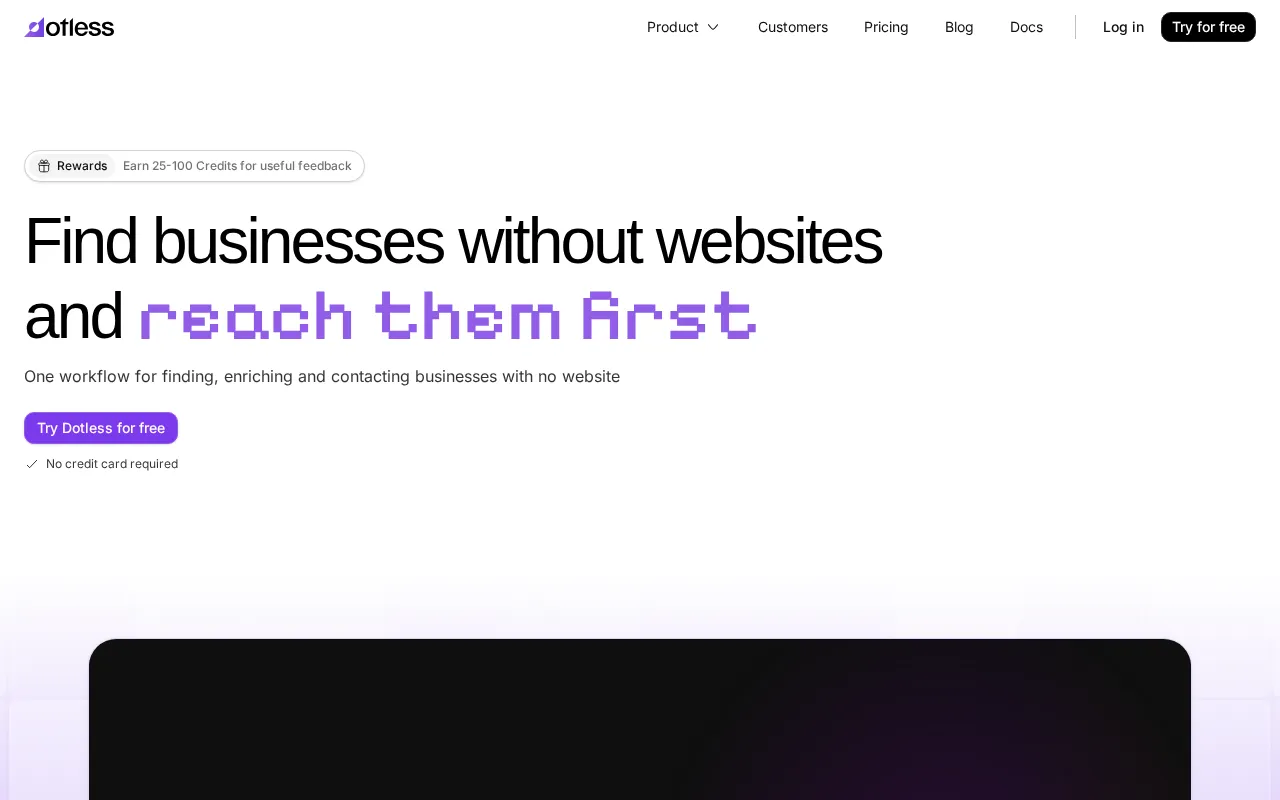 Dotless — preview screenshot
