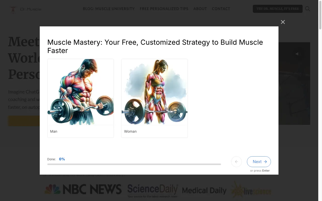Dr. Muscle — preview screenshot