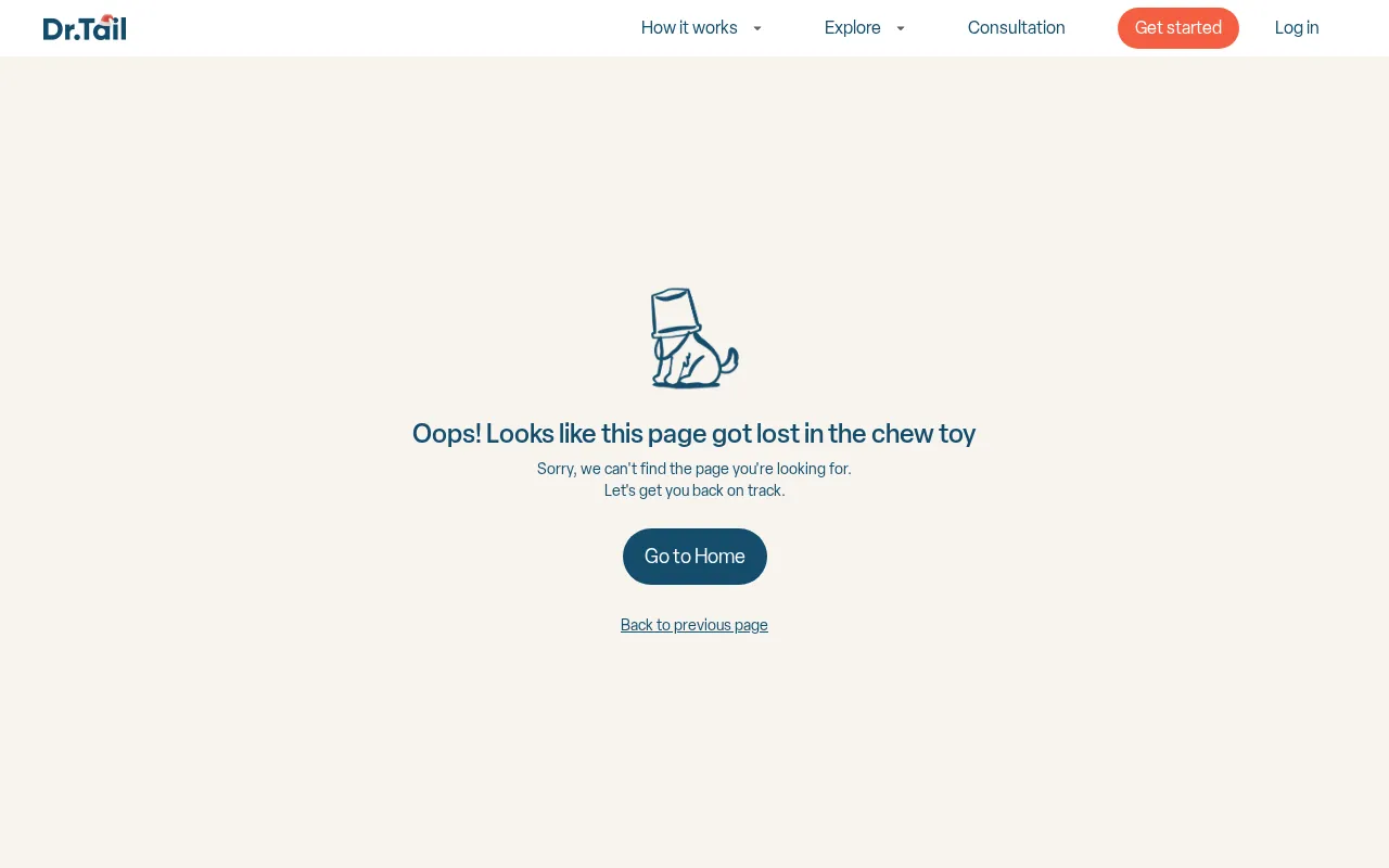 Dr.Tail — pricing page
