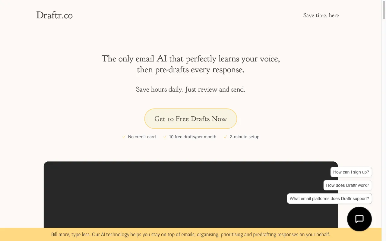 Draftr — preview screenshot