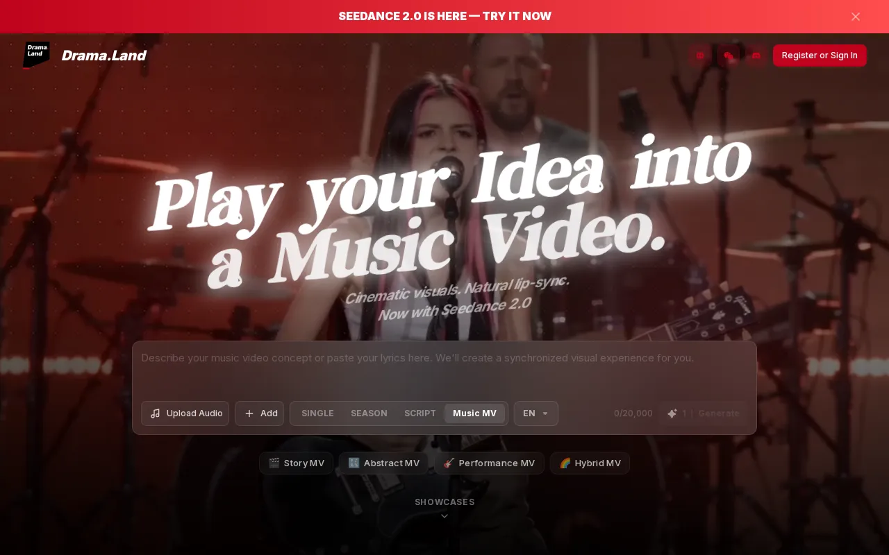 Drama.land — preview screenshot