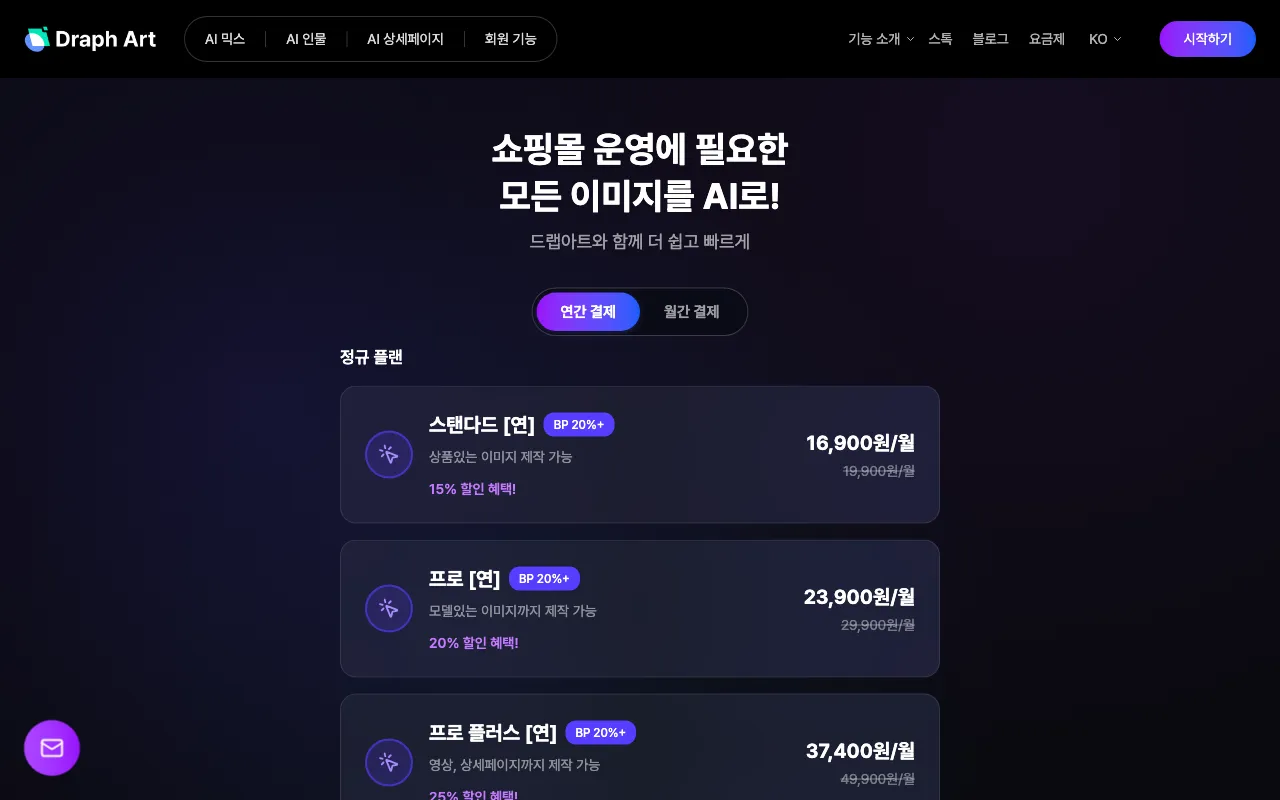 Draph Art — pricing page