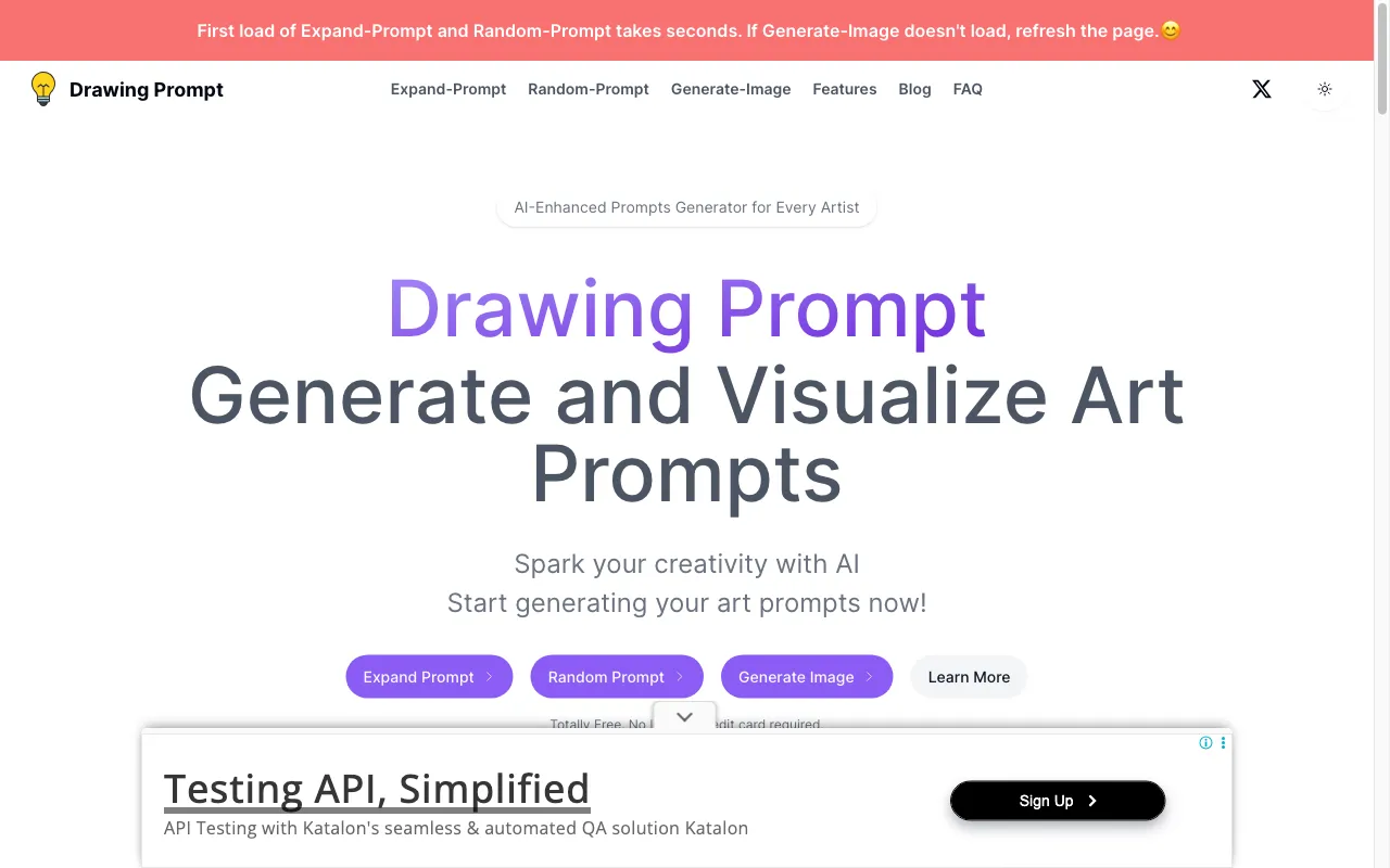 Drawing Prompt — preview screenshot