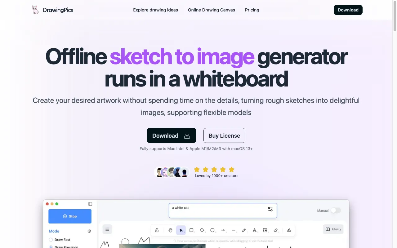 DrawingPics — preview screenshot