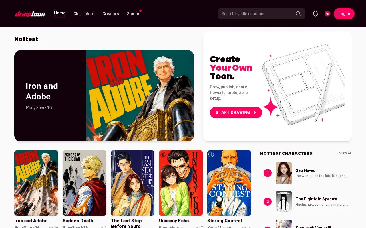 Drawtoon — preview screenshot