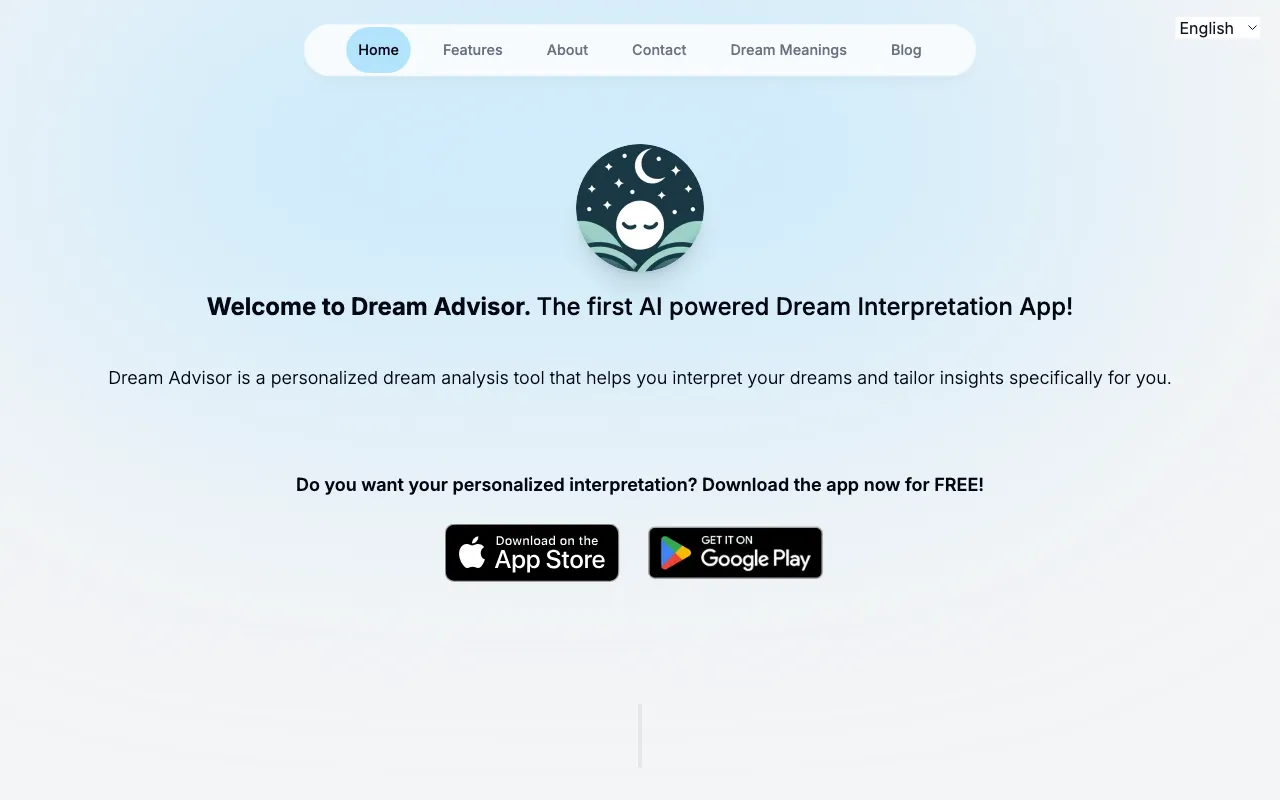 Dream Advisor — preview screenshot