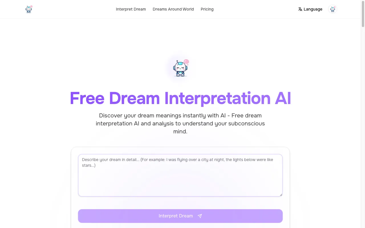 dream-interpretation.ai — preview screenshot