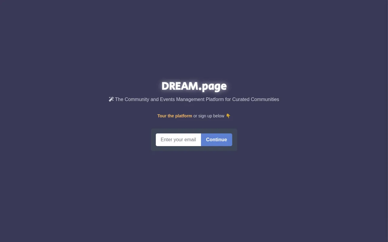 Dream Page - Create an AI-powered blog and website in minutes — preview screenshot