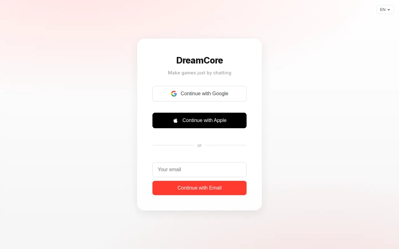 DreamCore — preview screenshot
