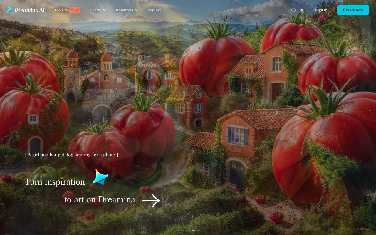 Dreamina — preview screenshot