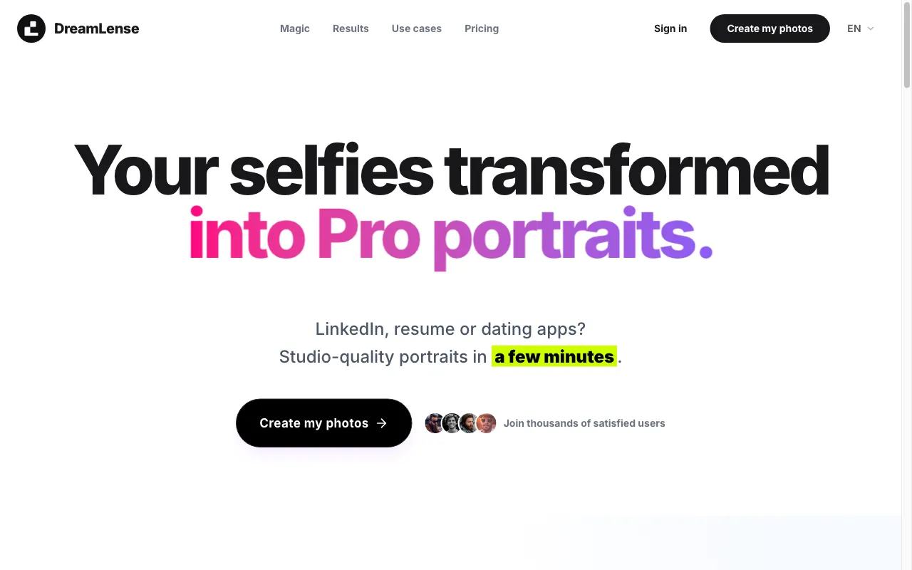 DreamLense — preview screenshot