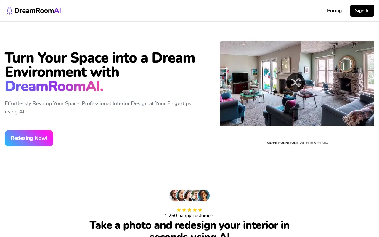 DreamRoomAI — preview screenshot