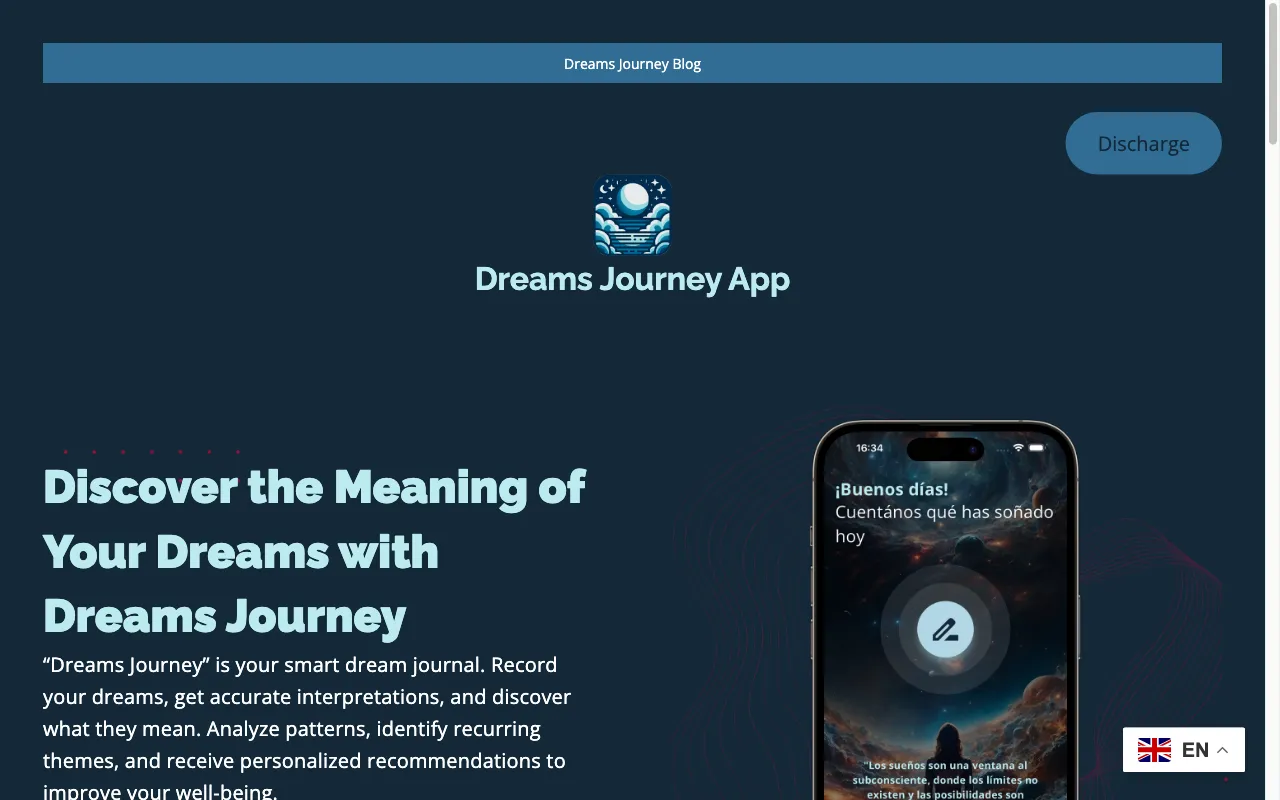 Dreams Journey App — preview screenshot