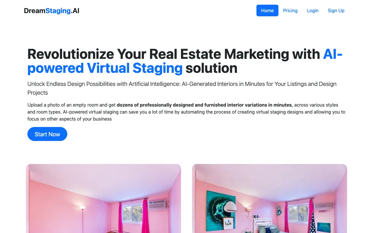 DreamStaging.AI — preview screenshot