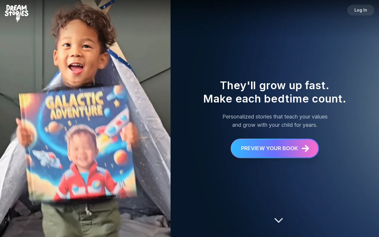 Dreamstories — preview screenshot