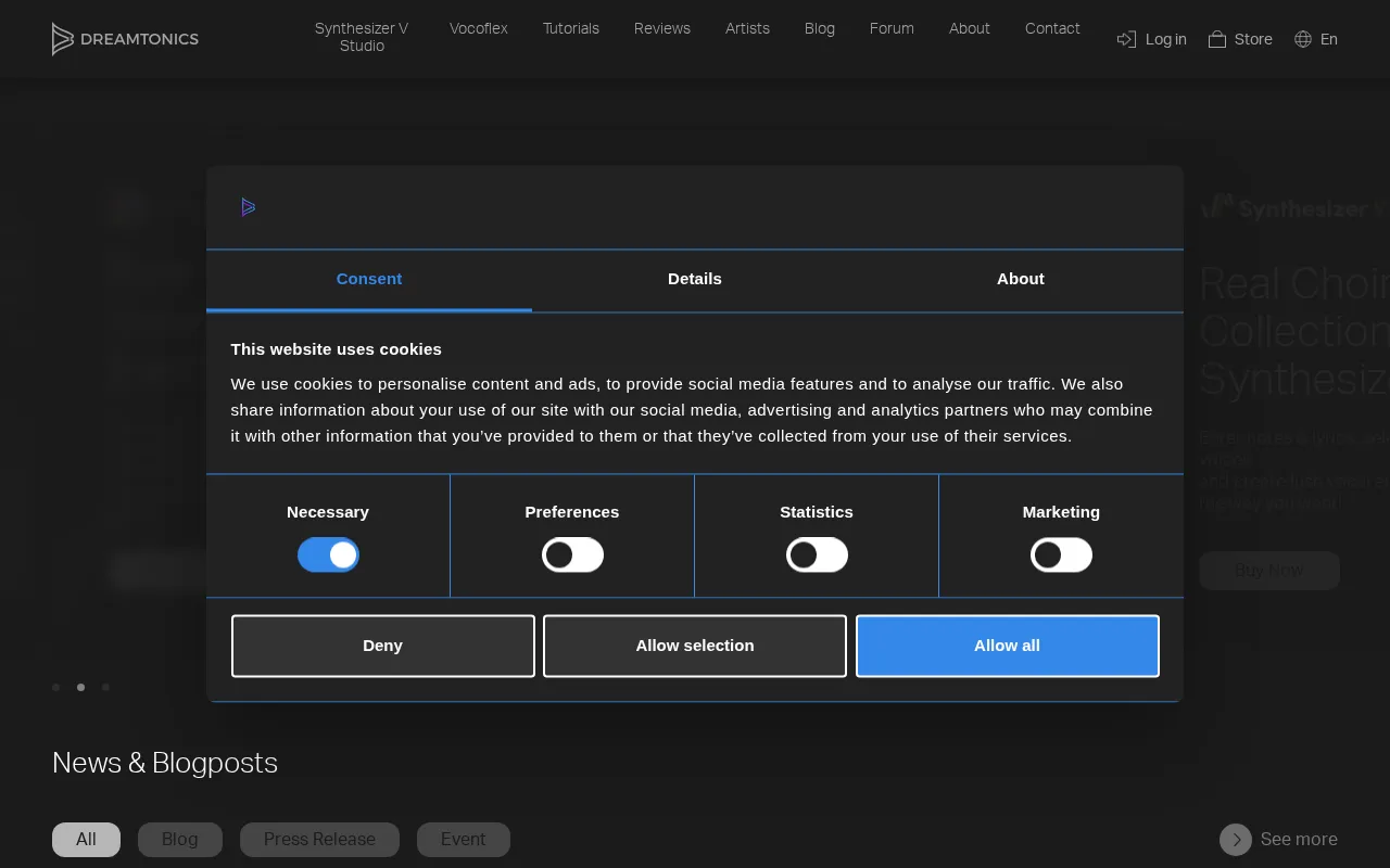 Dreamtonics — preview screenshot