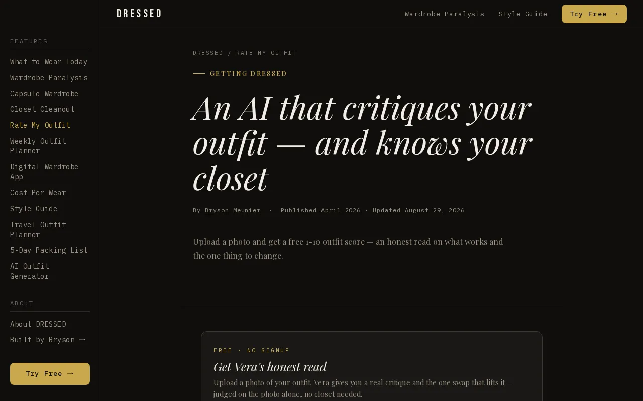 DRESSED — preview screenshot