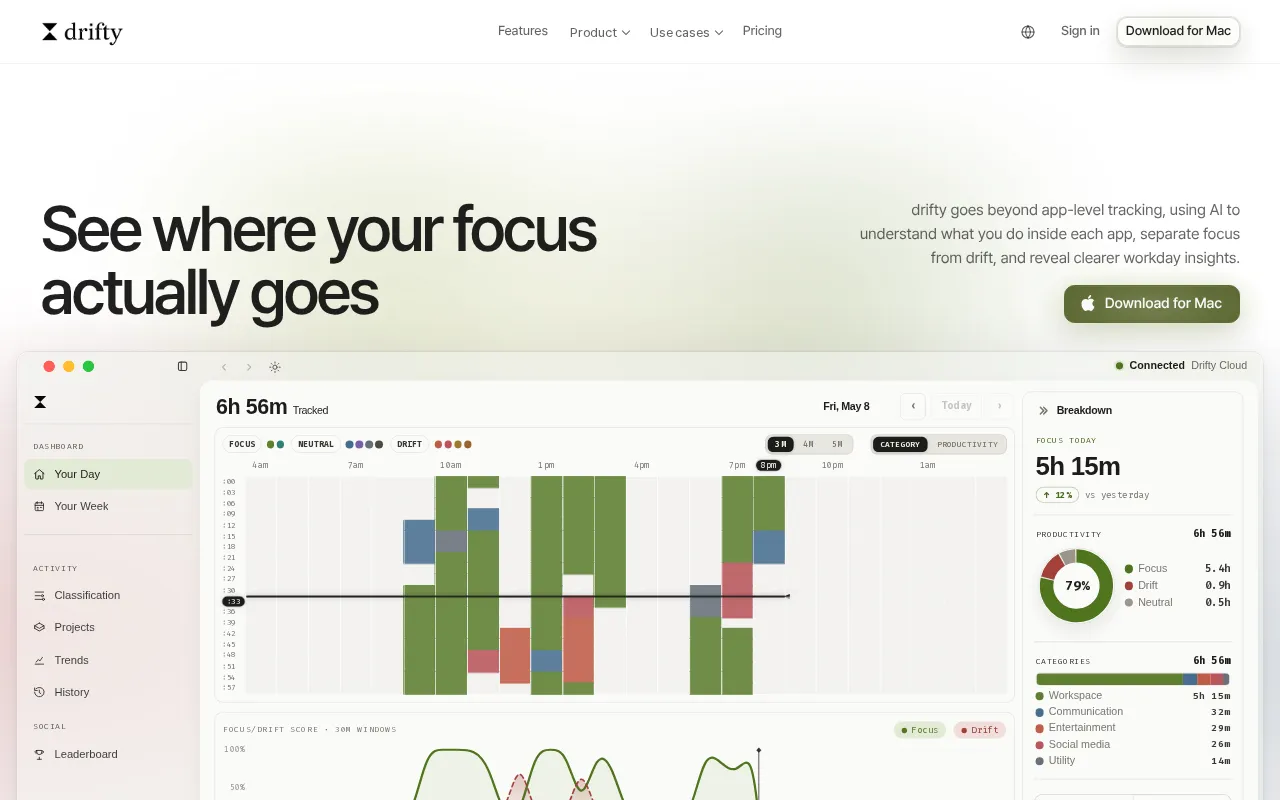 drifty — preview screenshot
