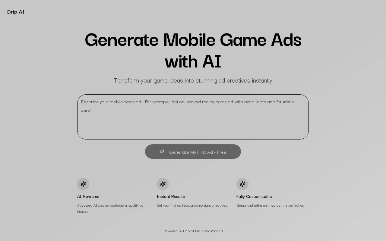 Drip AI — preview screenshot