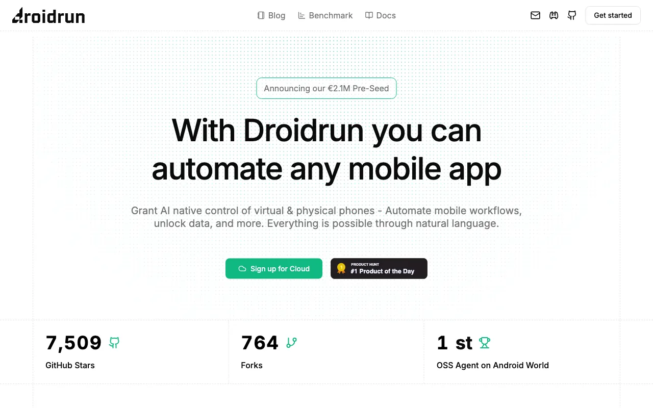 Droidrun — preview screenshot