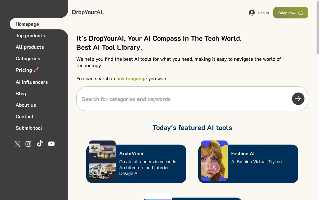 DropYourAI — preview screenshot