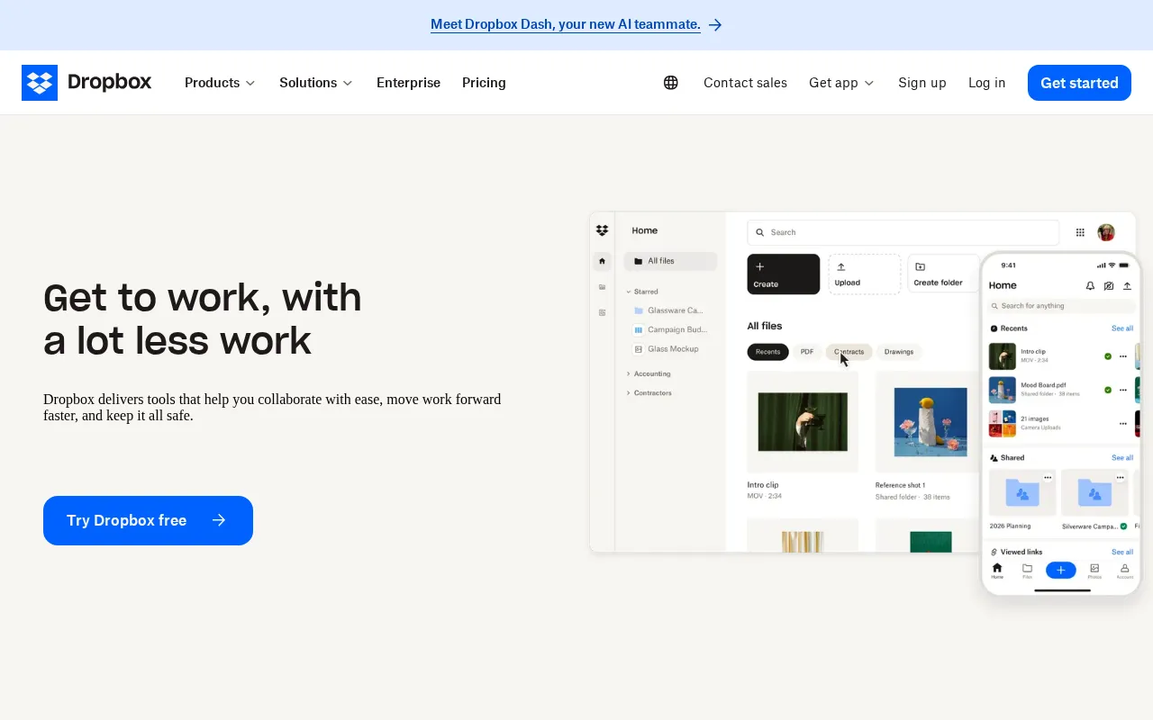 Dropbox — preview screenshot