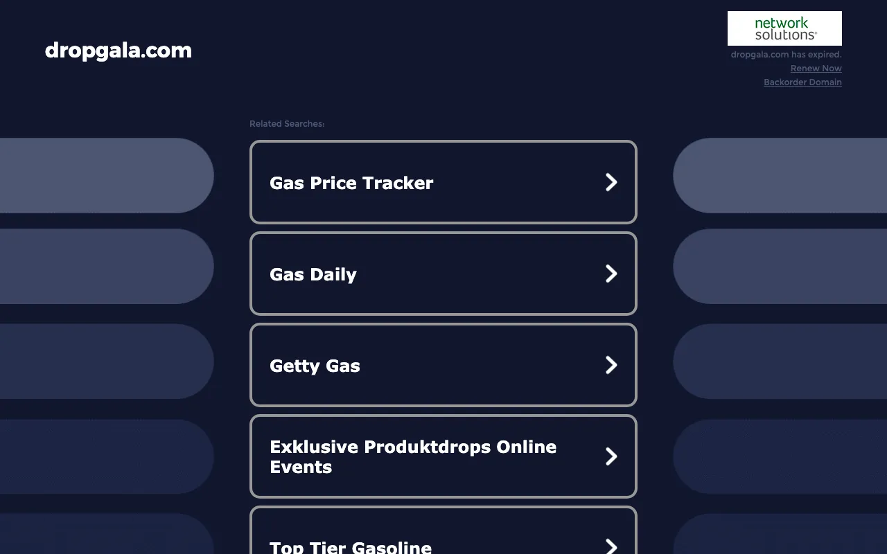 Dropgala — preview screenshot