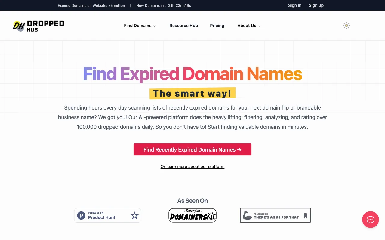 DroppedHub — preview screenshot