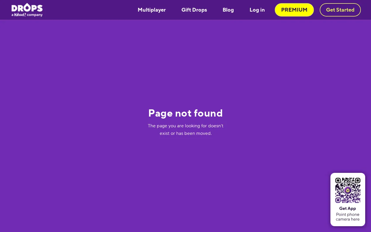 Drops — pricing page