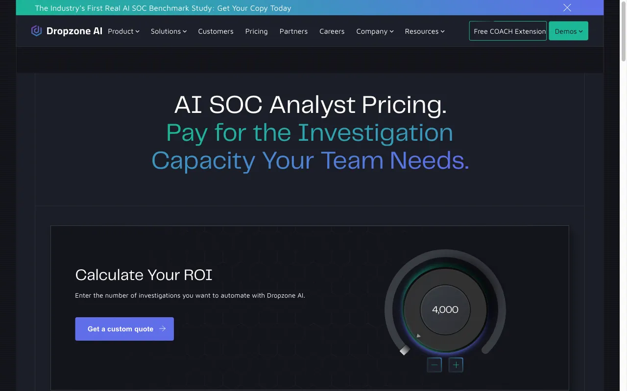 Dropzone — pricing page