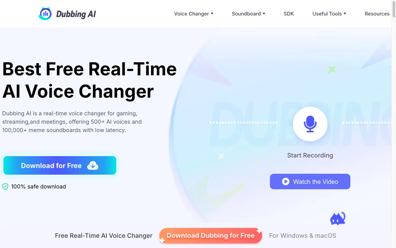 Dubbing AI — preview screenshot