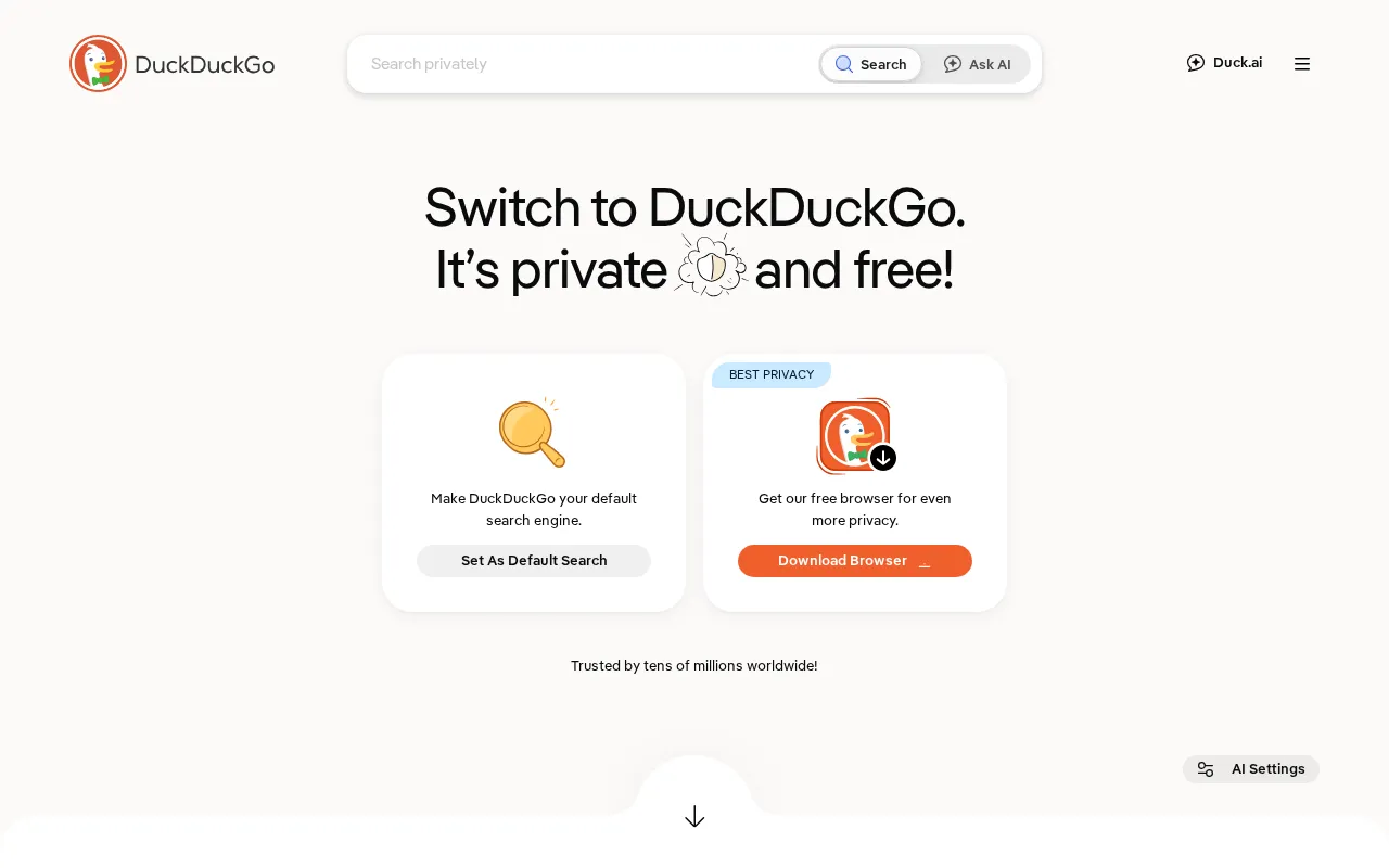 DuckDuckGo — preview screenshot