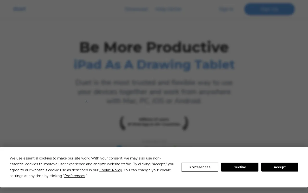 Duet Display — preview screenshot