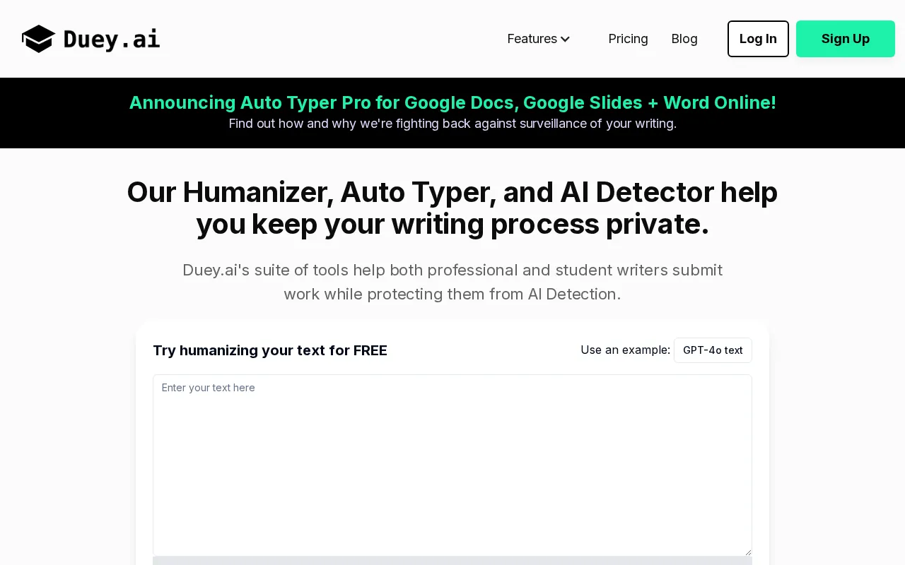 Duey AI — preview screenshot
