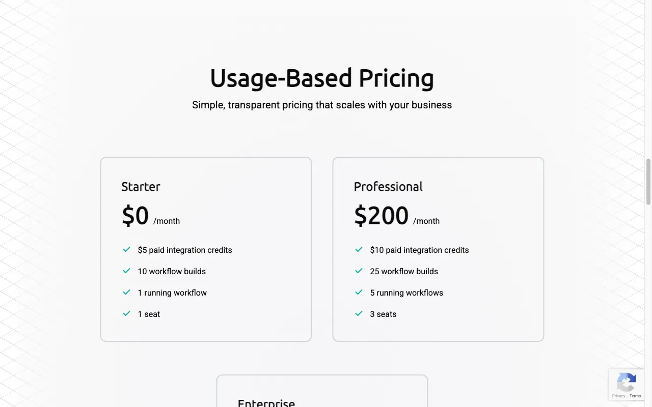 Durable AI — pricing page