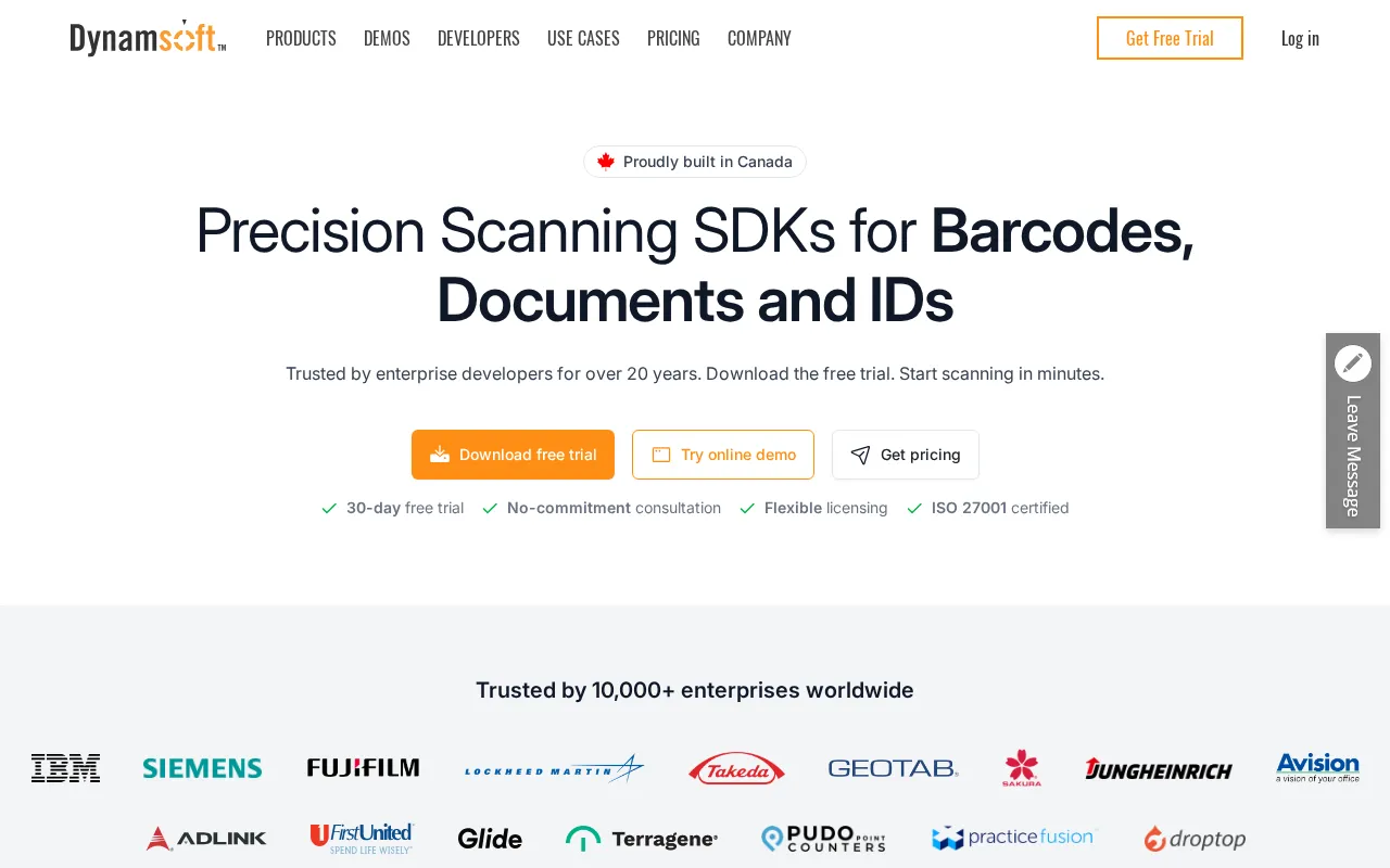 Dynamsoft — preview screenshot