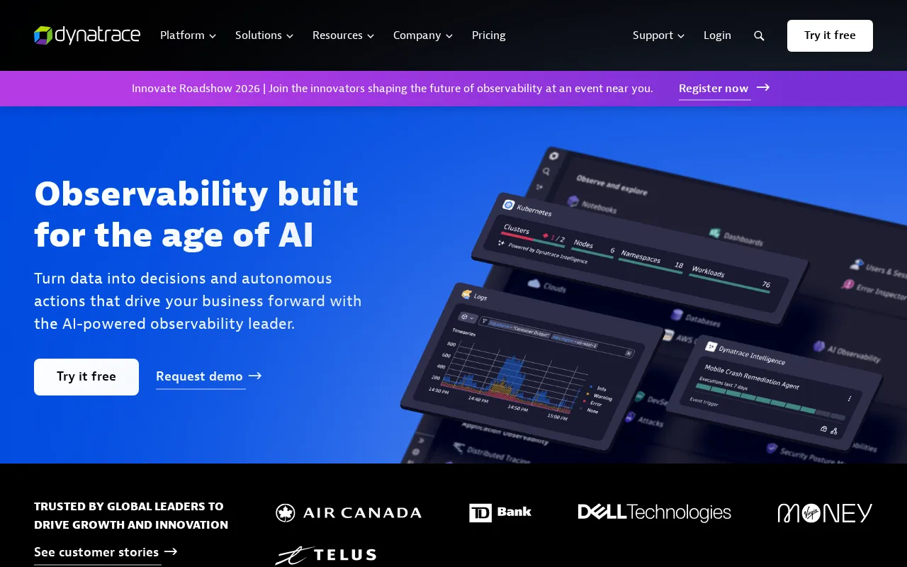 Dynatrace — preview screenshot