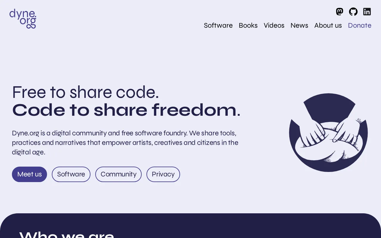 Dyne.org — preview screenshot