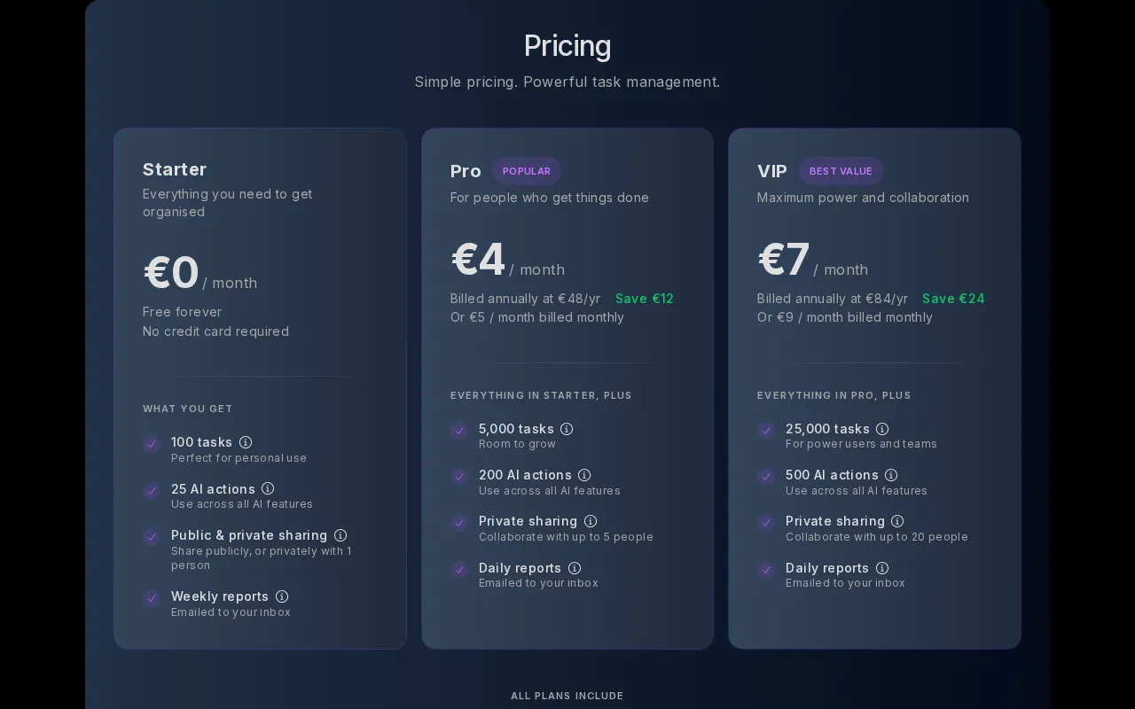dypt — pricing page