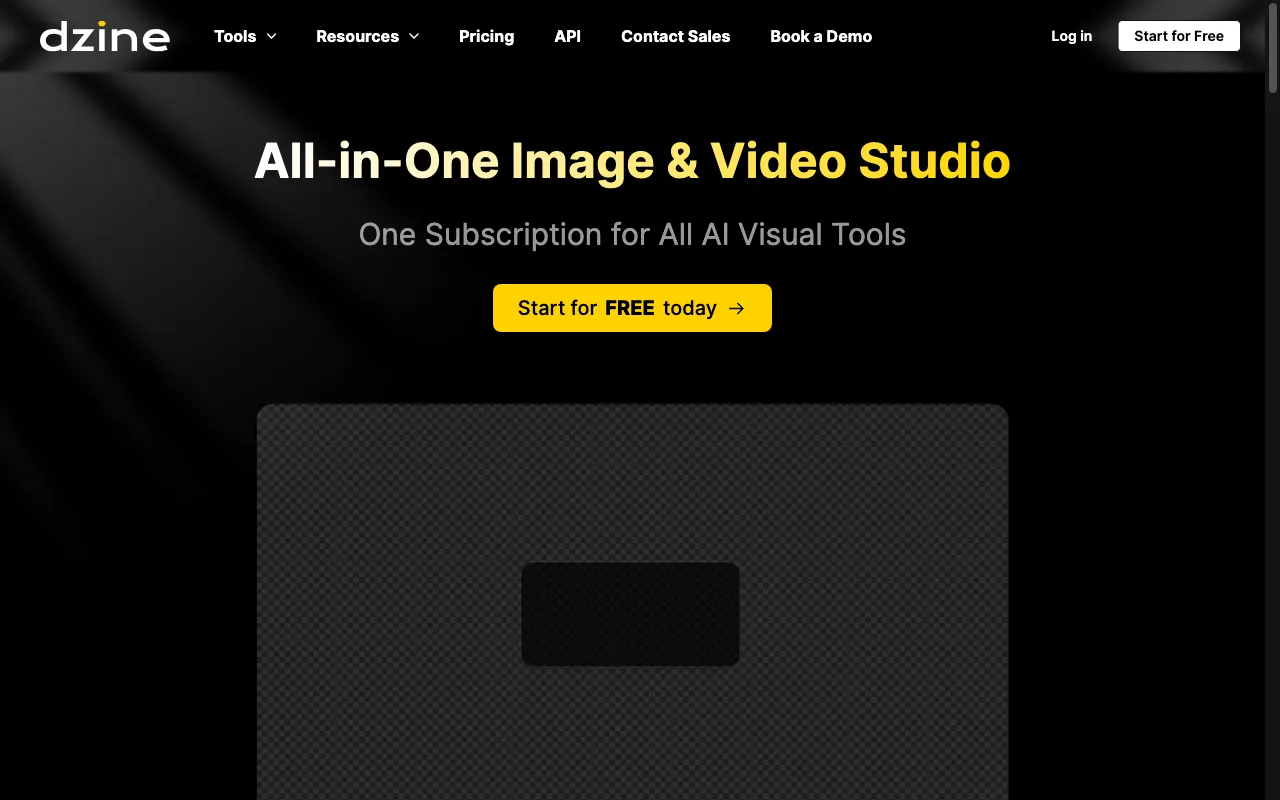 Dzine AI — preview screenshot