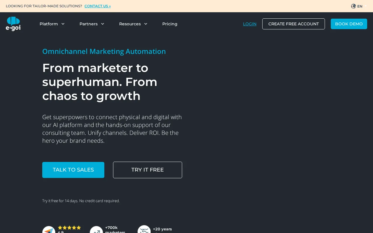 E-goi — preview screenshot