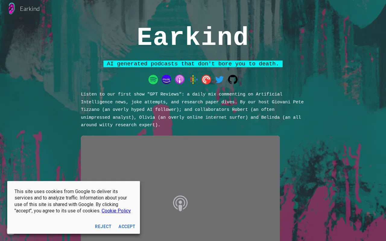 Earkind — preview screenshot
