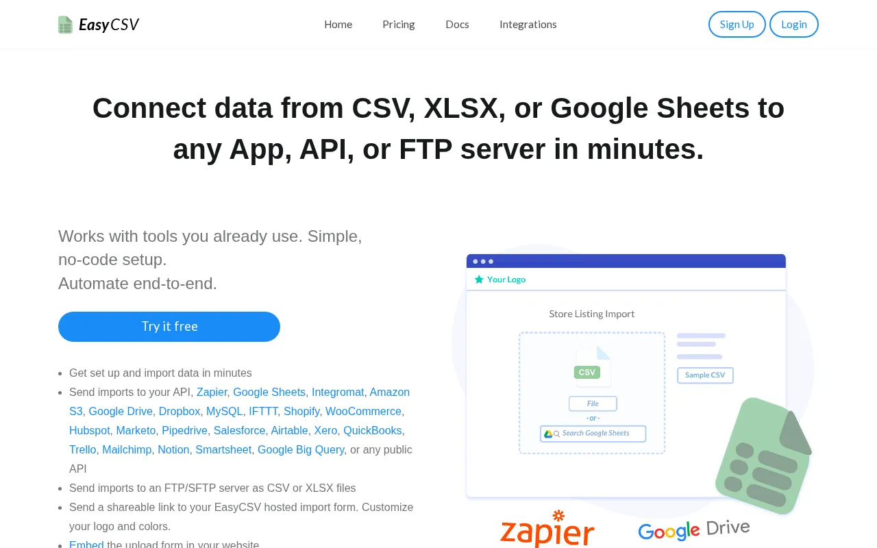 Easycsv — preview screenshot