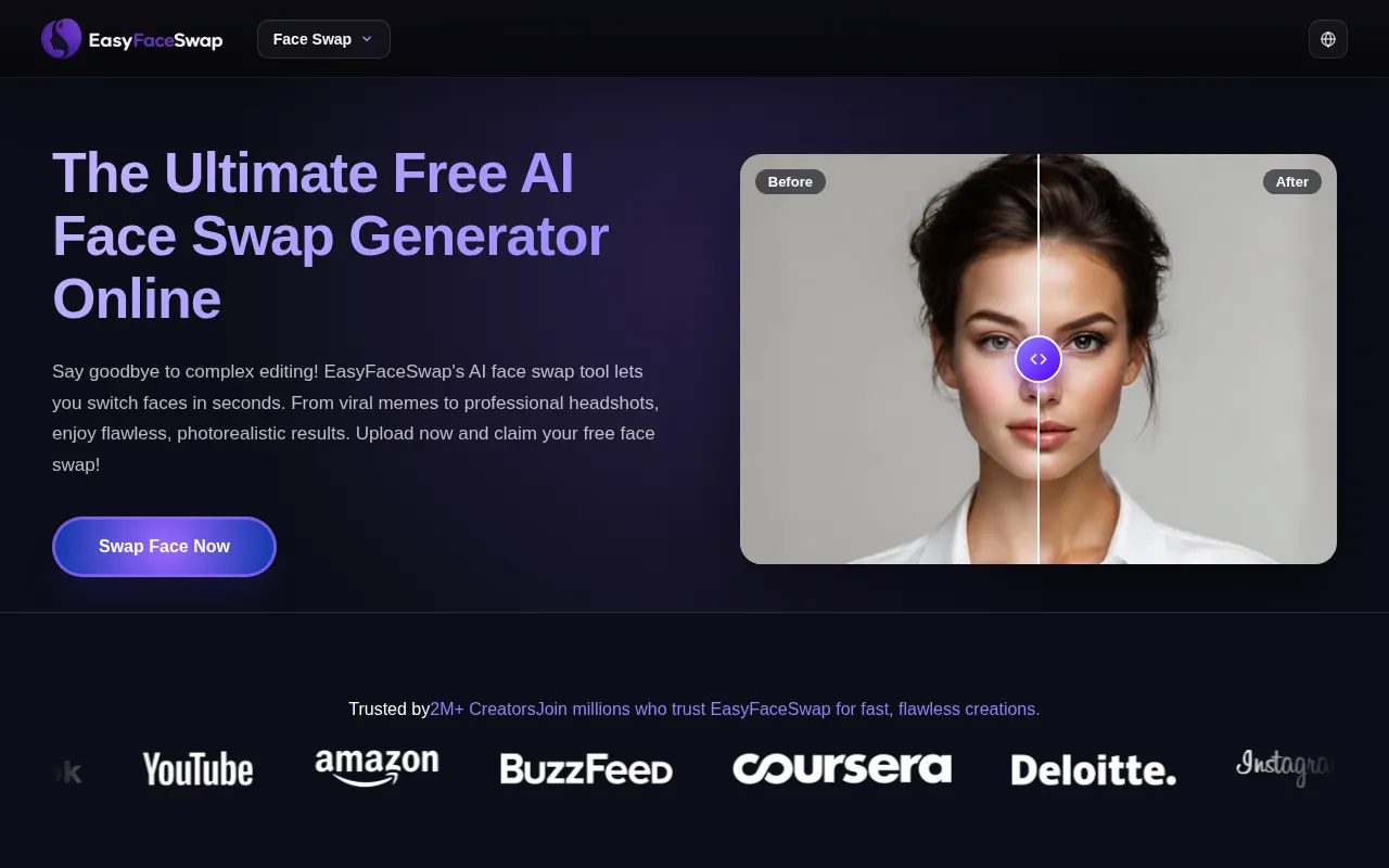 EasyFaceSwap — preview screenshot