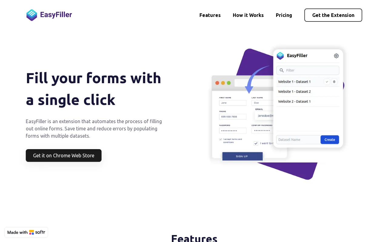EasyFiller — preview screenshot